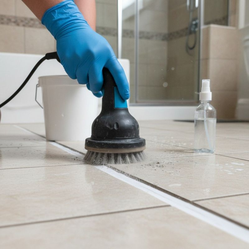 Shower Grout Cleaning